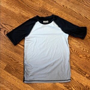 MAD Engine Black and Gray Short Sleeve Tee